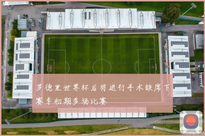 罗德里世界杯后将进行手术缺席下赛季初期多场比赛